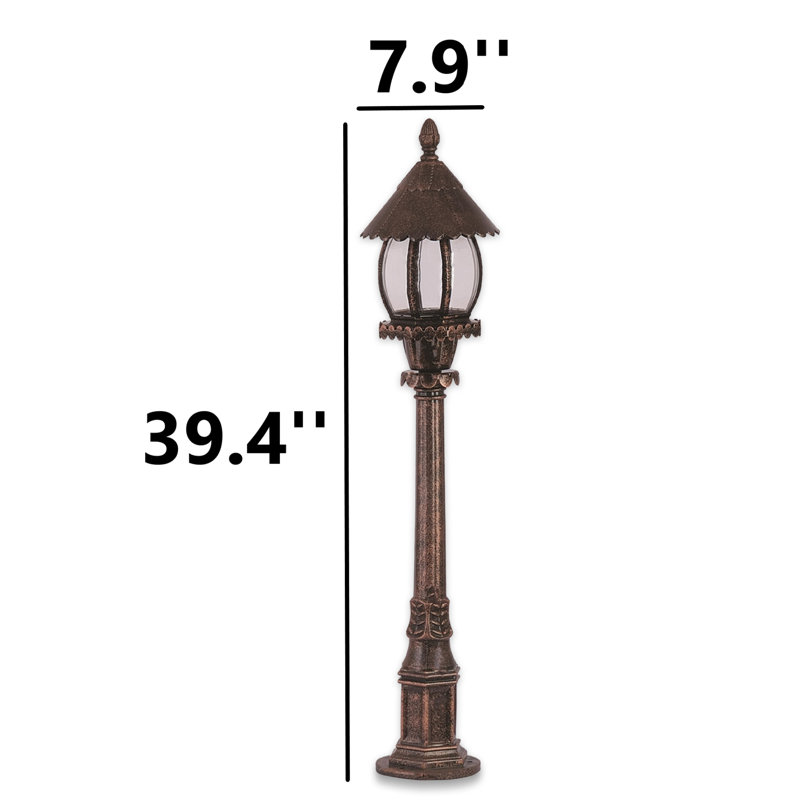 Lampe sur pied d'extérieur 39,4 po de hauteur