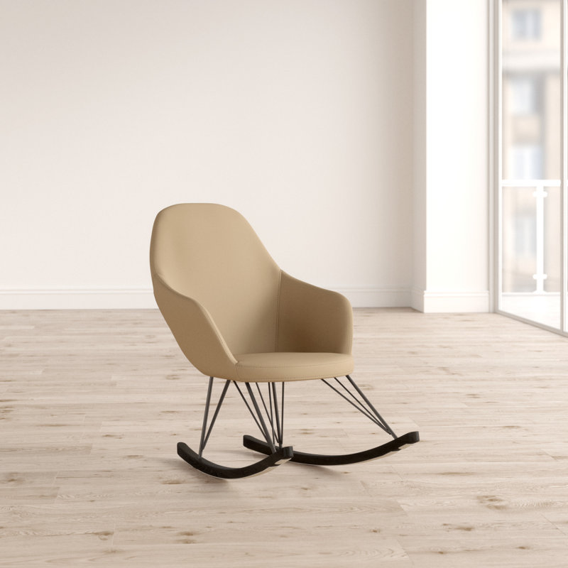 Chambers Upholstered Rocking Chair, Beige
