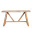 Console Farmhouse à structure en A à structure en bois (seulement avec table basse)