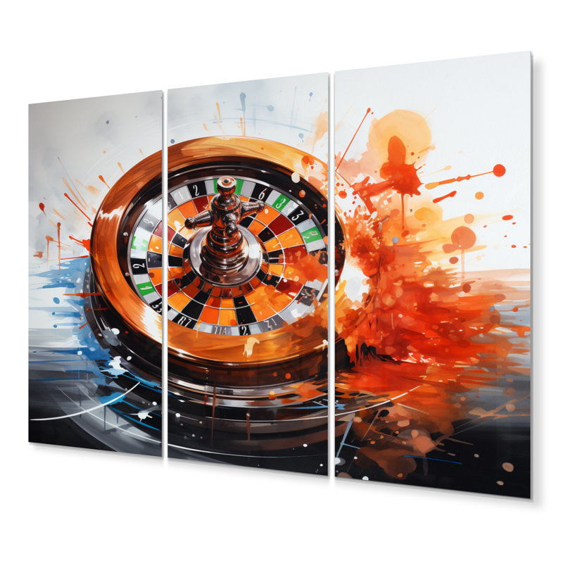 Traditional Entertainment Wall Decor on Metal