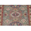 Tapis oriental gris à motif géométrique Kazak 5 x 7
