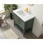 Meuble-lavabo simple 30 po avec plateau en céramique Cheriton-315932742