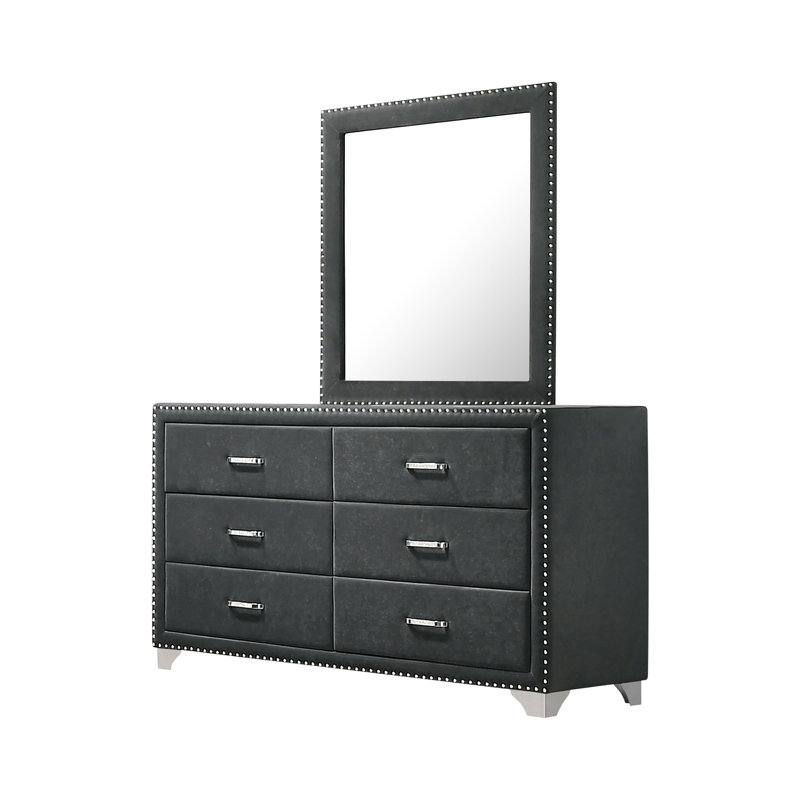 Commode l 60,40 "Modern Classics avec miroir, gris, Gray