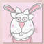 «Rabbit», reproduction sur toile tendue-19625538