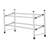 Silver - 2-Tier Expandable Shoe Rack-1734562337