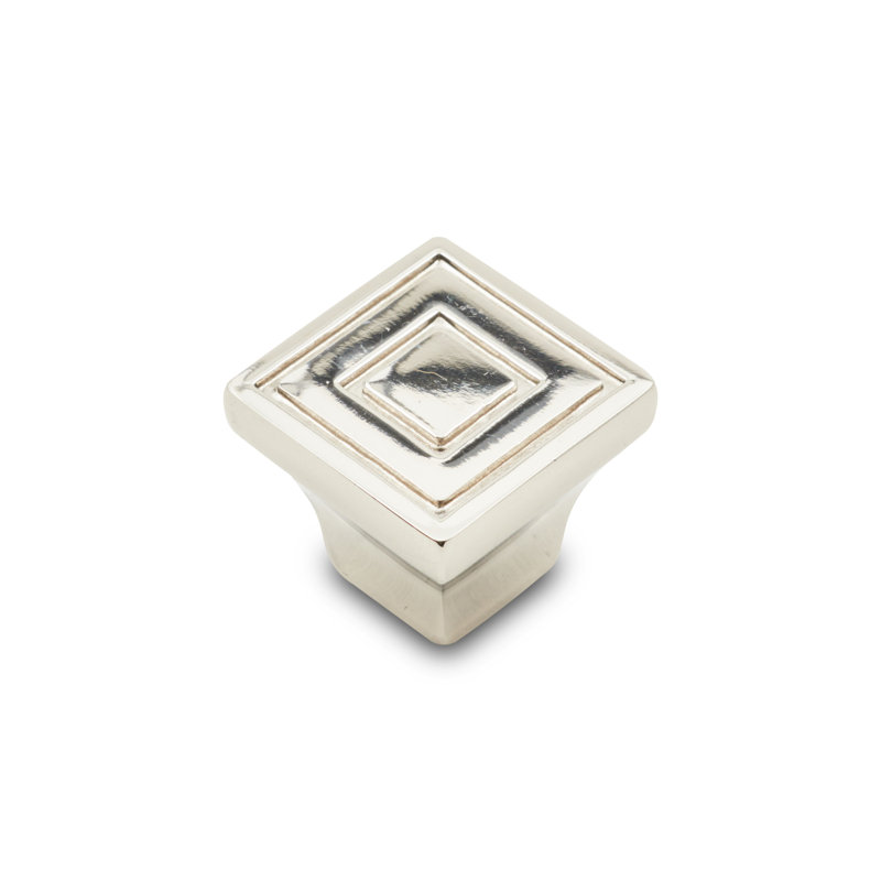 CK Series Square Knob, Small, Polished Nickel