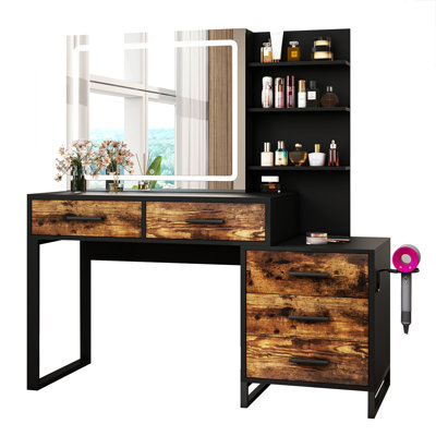 Amimma Dressing Table with Mirror