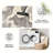 Warm Grey Contour Wave carpet-easy to clean, machine-washable, soft and comfortable; suitable for door mats, kitchens, living rooms, bedrooms, corridors, and laundry areas. Easy to clean, durable carpet for home decoration.-1024653727