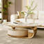 Pedestal Coffee Table with Storage