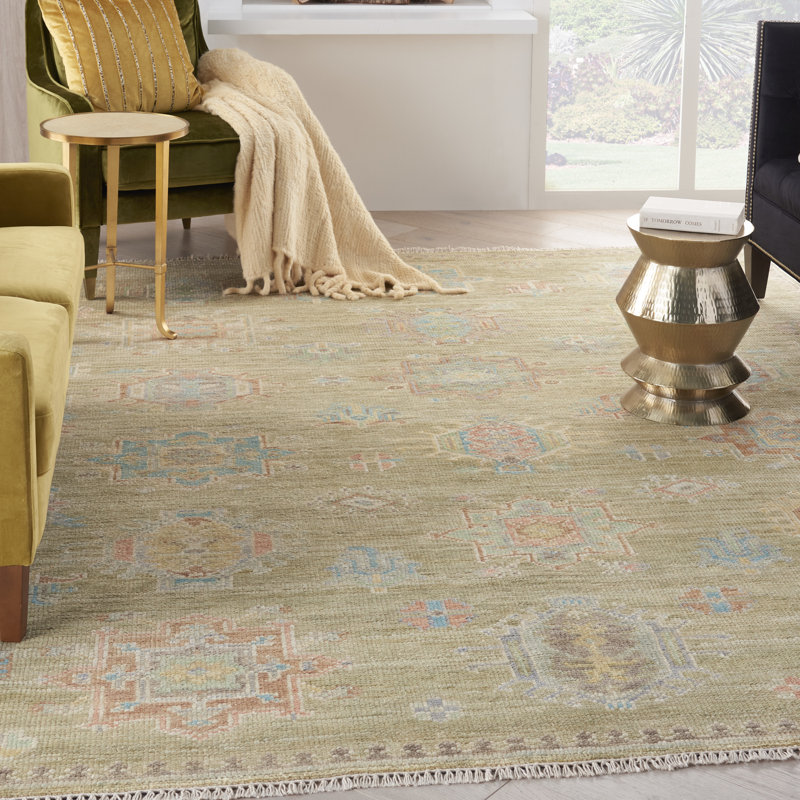 Nourison Tasir 10' x 14' Sage Vintage Indoor Rug, Rectangle 10' x 14'