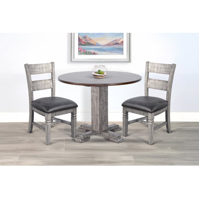 Drop Leaf Round Dining Set