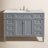 Rivers 48'' Single Bathroom Vanity with Carrara Marble Top-2104168623