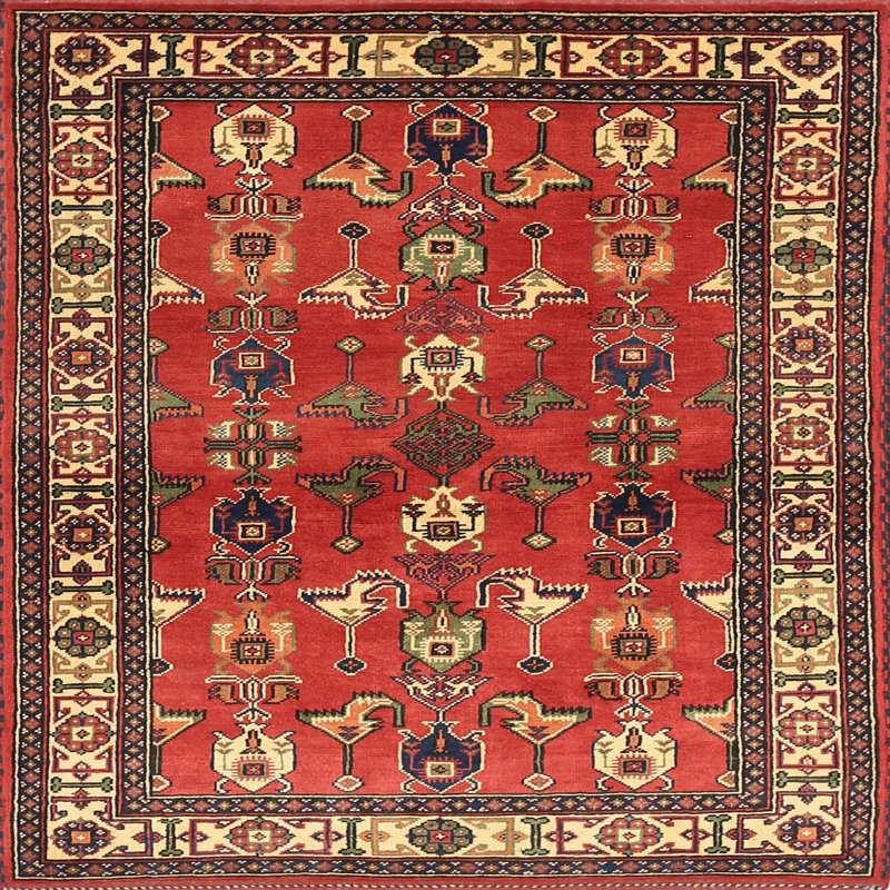 Southwestern Indoor Rug, Round 8'