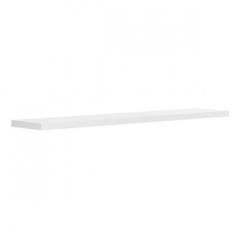 Jetton Floating Shelf, White, 2" H x 78.7" W x 15.7" D
