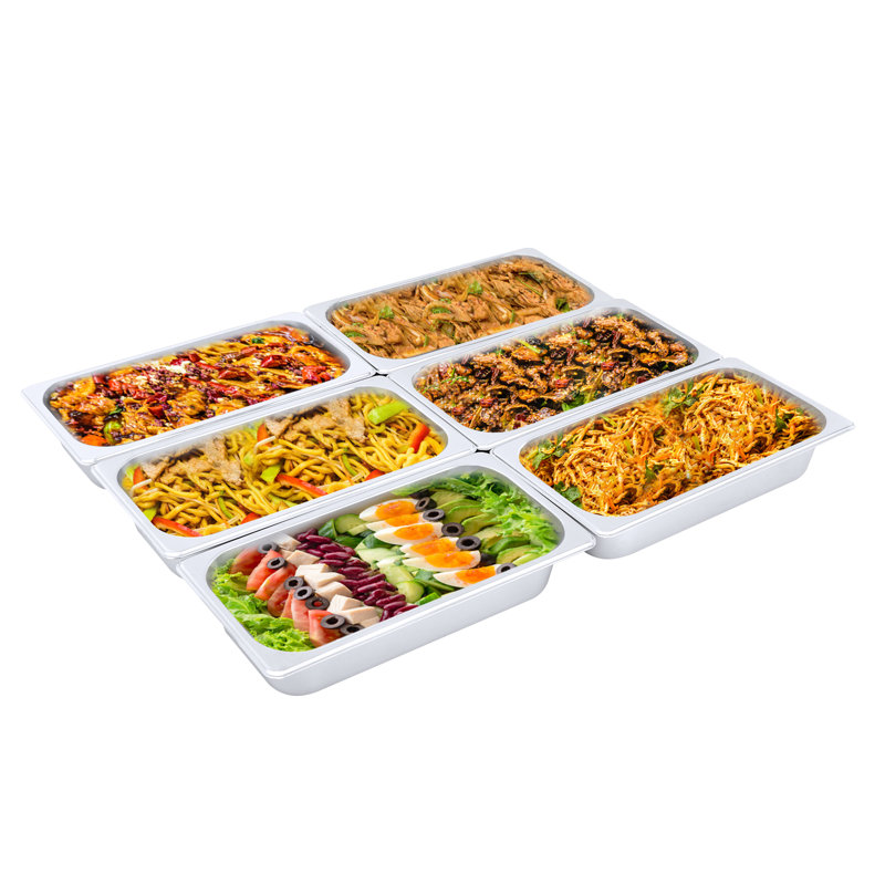 OUKANING Non-Stick Stainless Steel Loaf Pan, 6.5" H x 13" W x 12.8" D