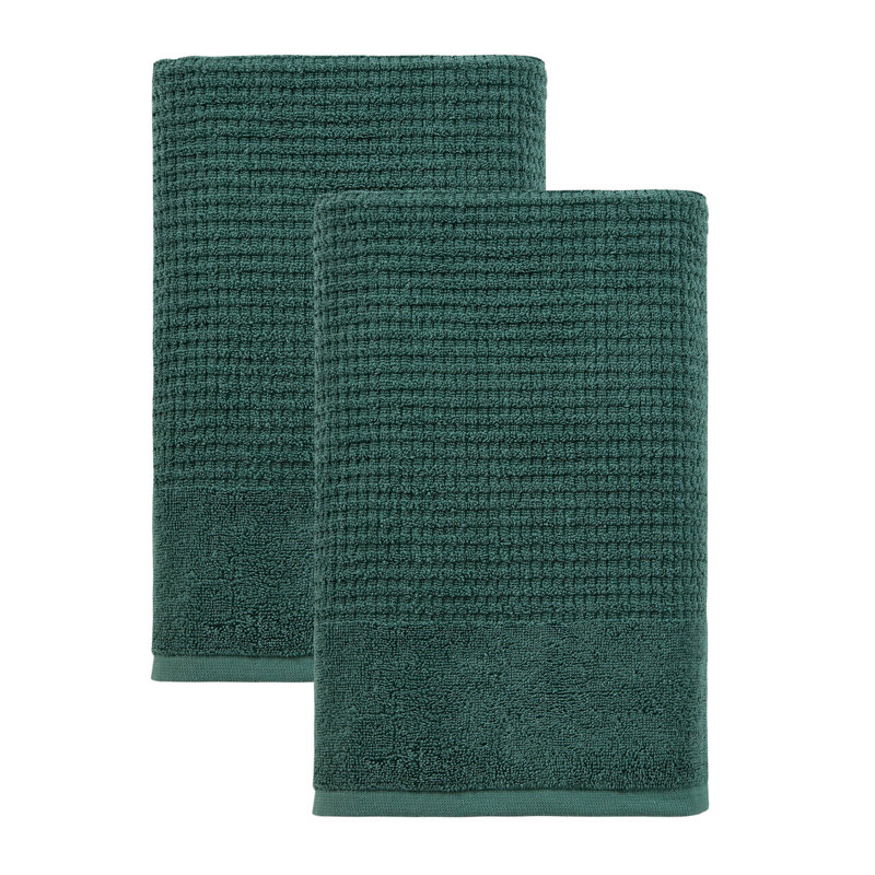 Earline Turkish Cotton Midweight Bath Towel, Green