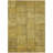 3' X 5' Gold Wheat And Gray Patchwork Washable Indoor Outdoor Area Rug