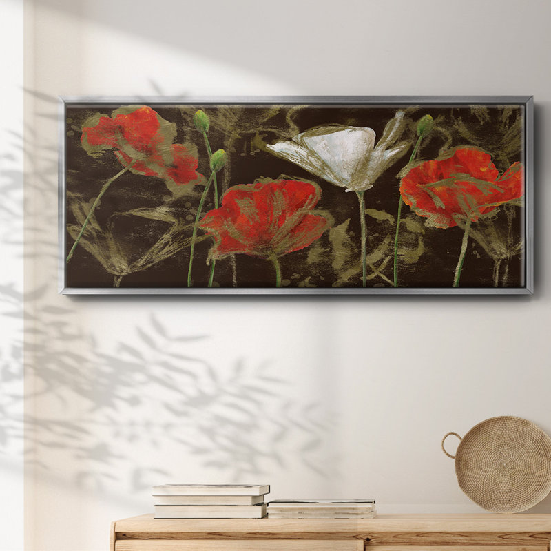 Golden Poppy- Framed Canvas