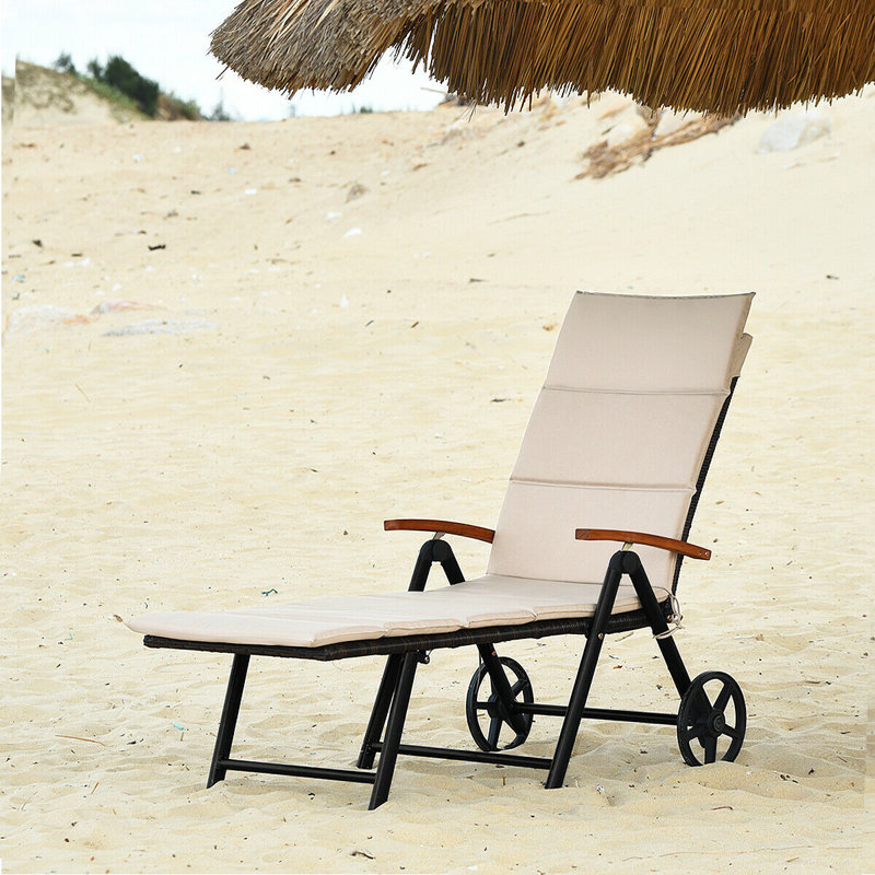 Montel 68 cm Long Single Chaise with Cushions