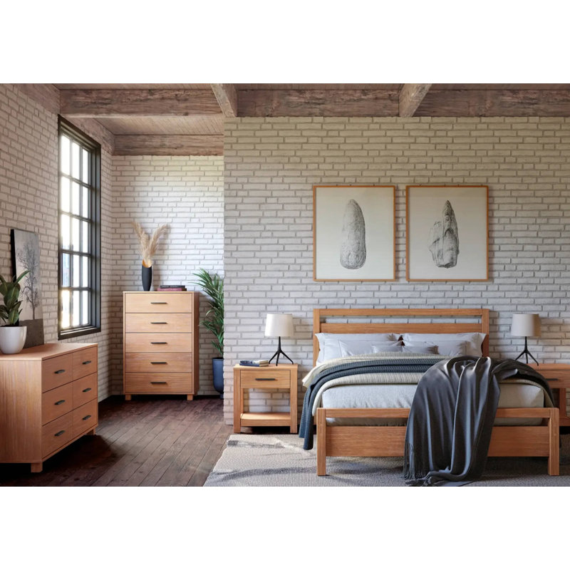 Loft Bedroom Set (5-Piece), Full / Double, Brown