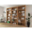 Elona 213cm H x 245cm W Solid Wood Library Bookcase-1898292168-1911395932