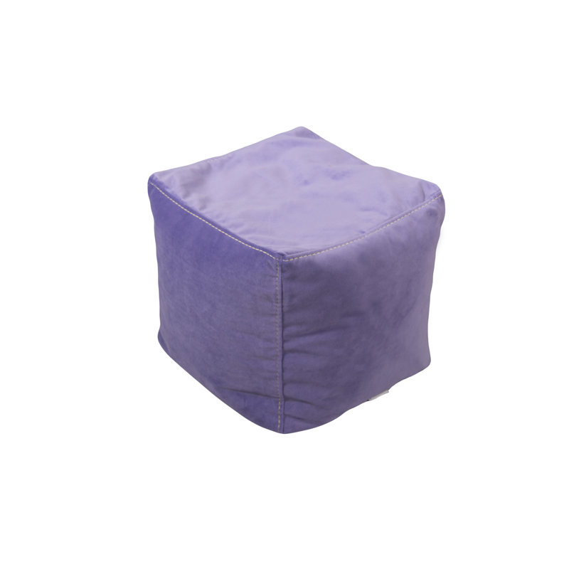 Petit fauteuil poire, Polyester mauve frisson