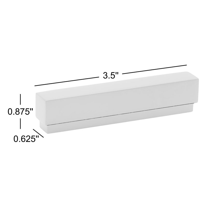 Simplicity Bar / Handle Pull, Matte Black, 3"