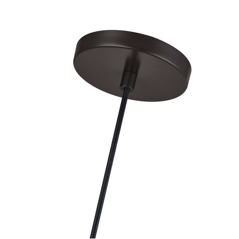 Luminaire suspendu en bronze 1 lumière Aselin, Bronze