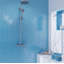 11"X 12.6" Herringbone Polished Glass Mosaic Tile-61266930