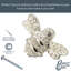 Sagers 6 X Nickel Bee Knobs-662614976