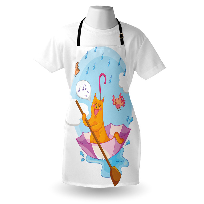 No Pattern Bib Apron