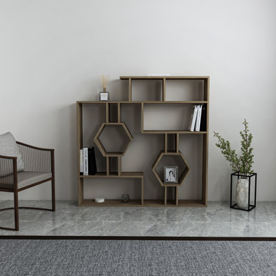 Swenson 134cm H x 134cm W Bookcase