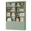 Bibliothèque 70 "H 70,9" x l 47,2 "à 4 niveaux avec 4 tiroirs de rangement-1997261844