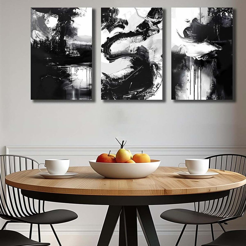 3 Piece Wrapped Canvas Print, 60 cm H x 120 cm W