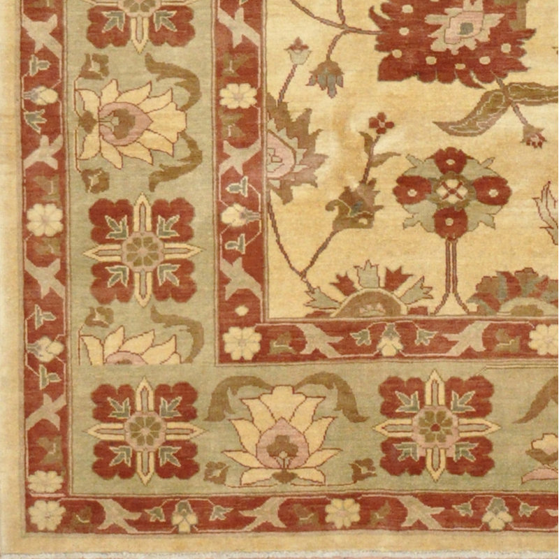 Wool Floral Indoor Rug