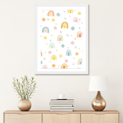 «Baby Rainbow Paradise II» par Natalie Miles - impression d'art graphique