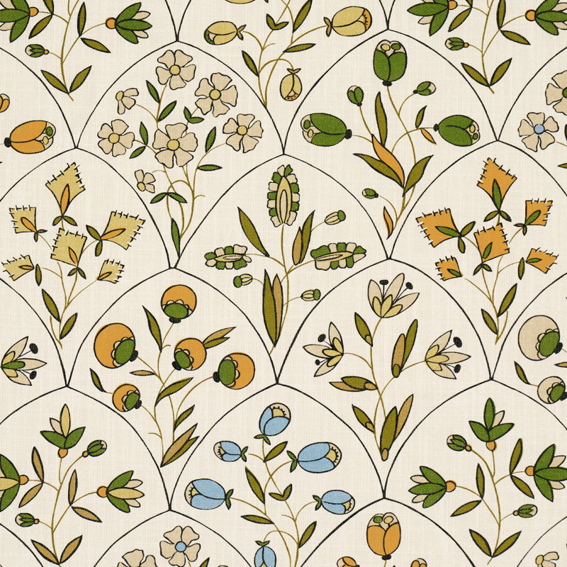 Frances Floral Indoor/Outdoor Fabric, Document