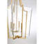 Luminaire suspendu en laiton chaud Savell House 4 lumières Farell-2133472006