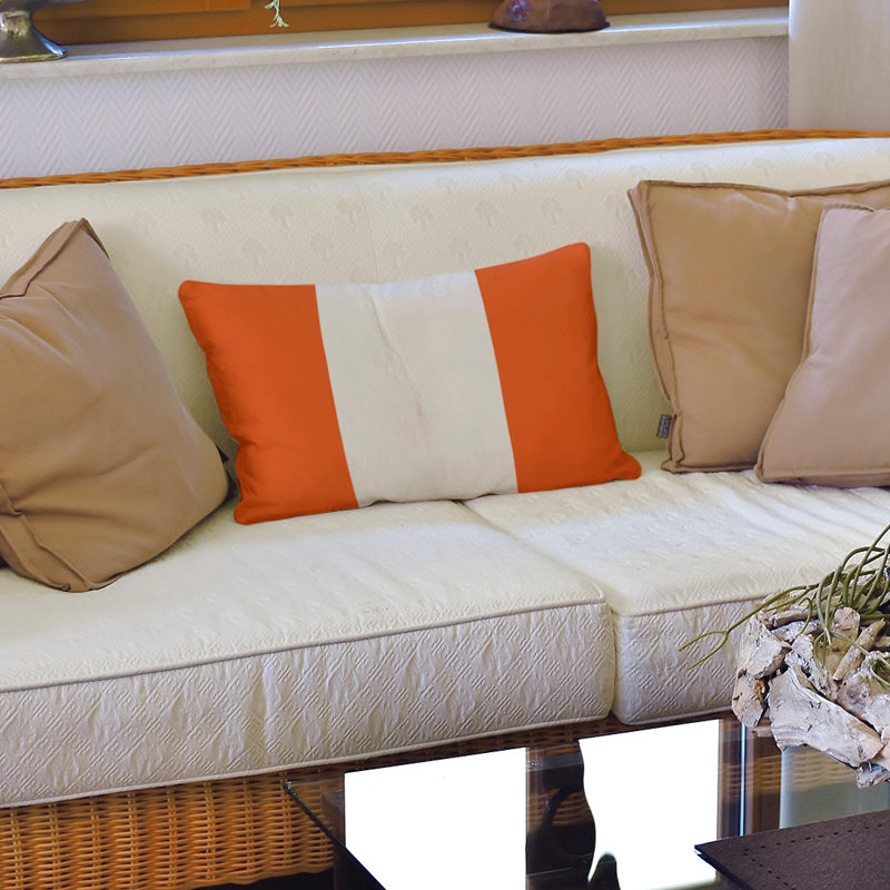Housse de coussin lombaire Atlanta, Trinité / Blanc cassé, Miami
