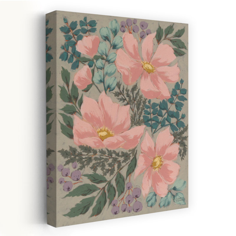 Cosmos Dreams, art floral contemporain, H 24 po x l 16 po
