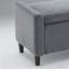 Banc de rangement rembourré pour hall d'entrée-183247846