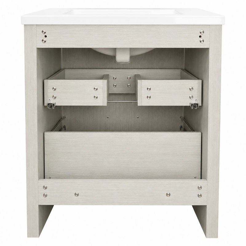 Meuble-lavabo de salle de bain simple 30 po Ibis