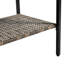 4 meubles d'extérieur: table en métal et PE pour la vie Foyer de patio pratique: facile