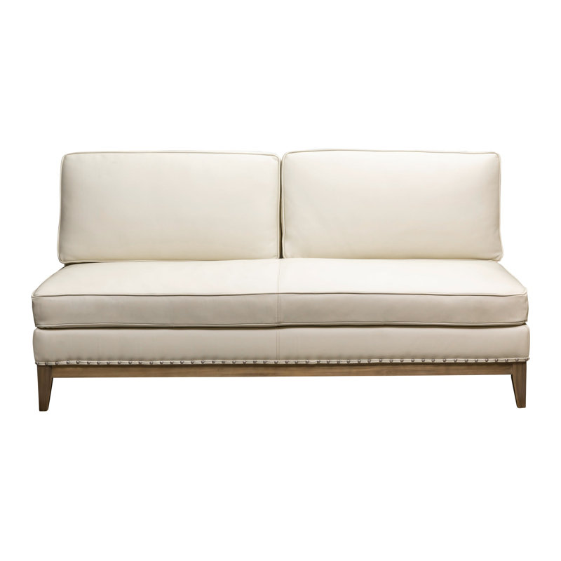 Bowery Loveseat in Collins Celadon, Ashland Pearl
