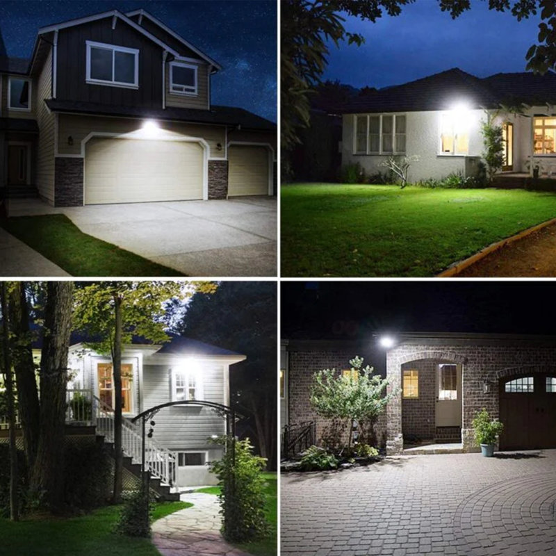 Projecteur à DEL de 27 W avec photocellule et support articulé, lumière de sécurité d'extérieur Dusk To Dawn, étanche 3000K / 4000K / 5000K 3CCT pour la cour et le jardin, homologué UL