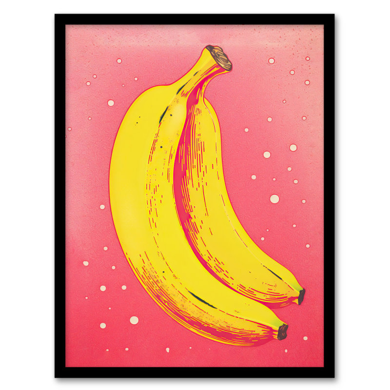 Simple Banana Minimal Kitchen - Single Picture Frame Print