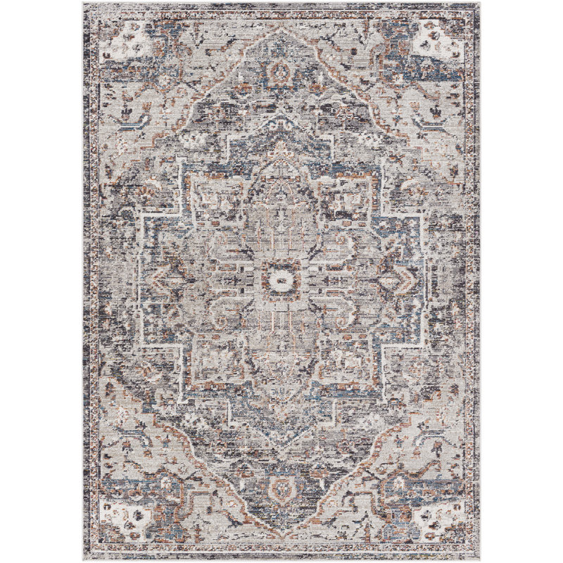 Gryska Oriental Indoor / Outdoor Rug, Rectangle 8'10" x 12'