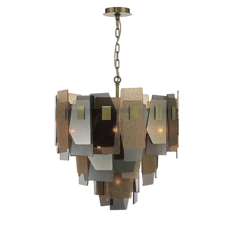 Lustre 10 lumières Cocolina en bronze
