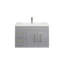 Ensemble de meuble-lavabo simple 35 po mural-67996189