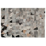 Faceta Cowhide Abstract Area Rug